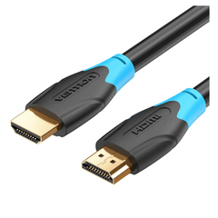 Vention Flat HDMI Cable 4K For laptop PS3/4 TV Box black | 1M | AACBF | Gold-Plated