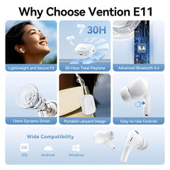Echo Lite E11 True Wireless Bluetooth Earbuds | NBVW0