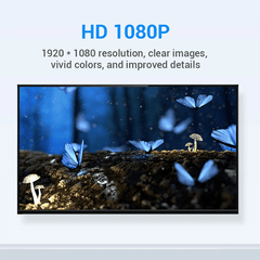 Vention DVI to HDMI Adapter Bi-directional DVI D 24+1 Male to HDMI Female Cable Connector Converter for Projector HDMI to DVI | Gold Plated | ECCB0