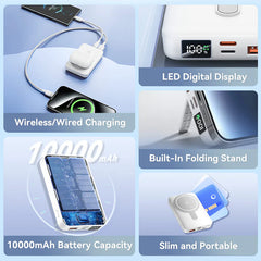 Vention 10000mAh Magnetic Wireless Power Bank 22.5W | FHTB0