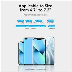Vention Car Phone Holder KCVB0 | for Car Dashboard Windshield Air Vent Car Mount for iPhone 13 12 11 Pro Samsung S22 Xiaomi Smartphones