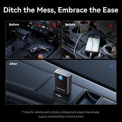 Wireless CarPlay Adapter Box Gray Aluminum Alloy Type | KRYH0