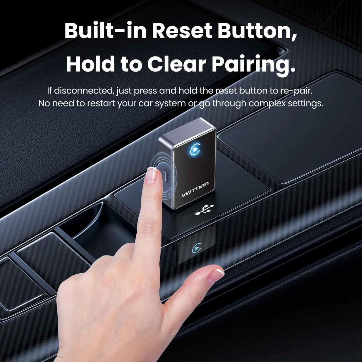 Wireless CarPlay Adapter Box Gray Aluminum Alloy Type | KRYH0