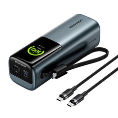 Vention 27000mAh Power Bank (USB-C + USB-C/USB-C/USB-A) 200W Gray TFT Display Type | FKGH0