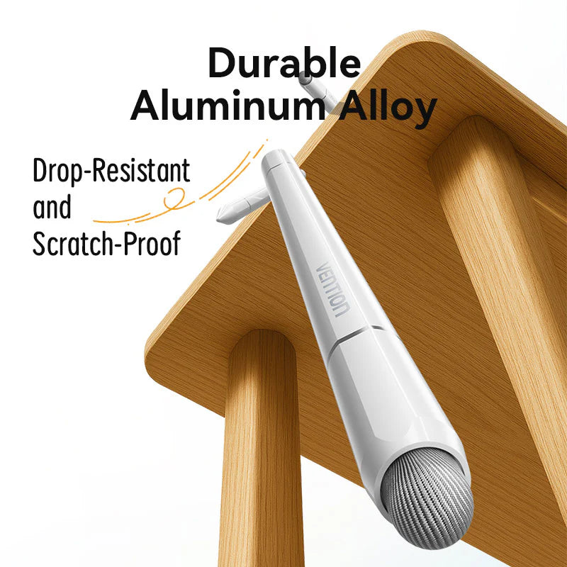 Vention 3-in-1 Magnetic Stylus Pen White Aluminum Alloy Type | KQLW0