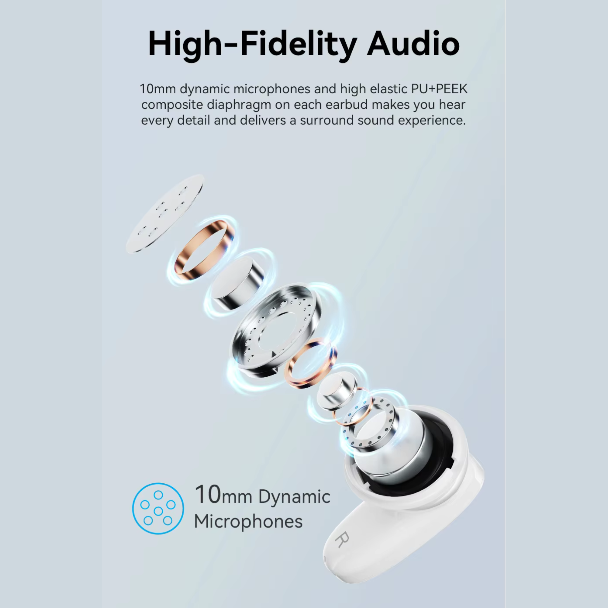 Hi-FUN ELF-E01 TRUE WIRELESS BLUETOOTH EARBUDS