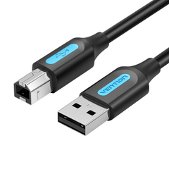 Vention USB Printer Cable USB 2.0 Type A Male To B Male Sync Data Scanner Printer Cable for POSPRO  HP Canon Epson USB Printer | 1.5 M | COQBG