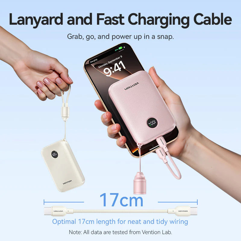 Vention 10000mAh Power Bank 22.5W | FKAB0-C