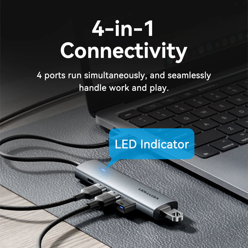 Vention 5-in-1 USB-C Hub | TGZHB