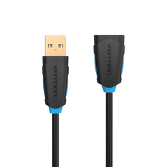 Vention Store USB 2.0 Extension Cable Male to Female Lead with Signal Amplification Active Cord CBCBH | Gold-Plated | Black