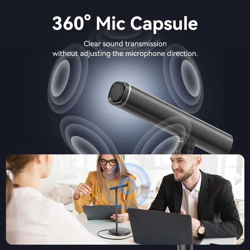 Vention USB Desktop Microphone with Mute Button Black |  NCCB0