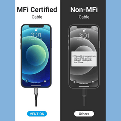 USB 2.0 C to Lightning Cable | MFi Certified | PD Fast Charging Cable | iPhone & iPad