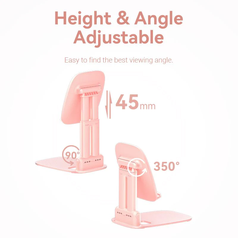 Vention Height Adjustable Tablet Stand for Desk Aluminum Alloy Type Pink | Blue | KSGP0 | KSGLO