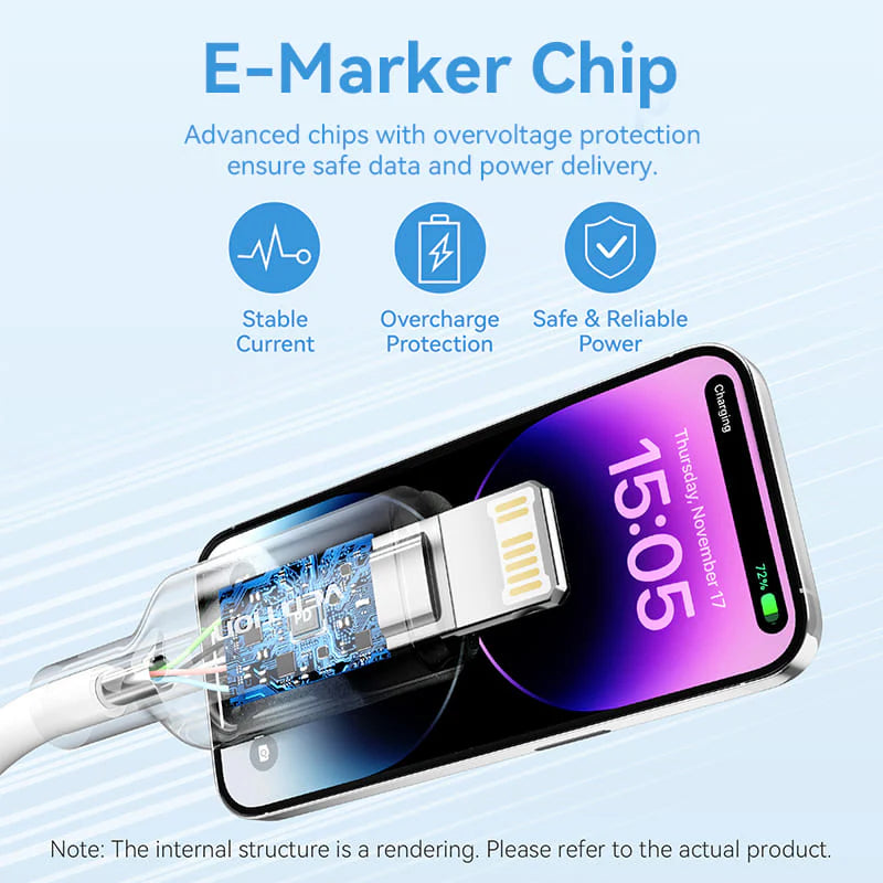 Vention USB 2.0 Type-A Male to Lightning Male 2.4A Cable PVC Type | LAMWF