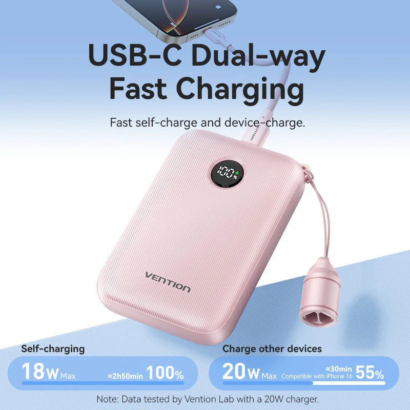 Vention 10000mAh Power Bank 22.5W | FKAB0-C
