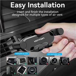 VENTION Car Phone Holder Stand for Samsung Xiaomi iPhone 12 13 for Mobile Phone Air Vent Phone Stand for Telephone Car Holder