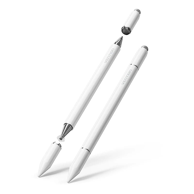 Vention 3-in-1 Magnetic Stylus Pen White Aluminum Alloy Type | KQLW0