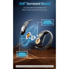 Vention OpenBeat O12 Black | NBUB0 | True Wireless Open Earbuds