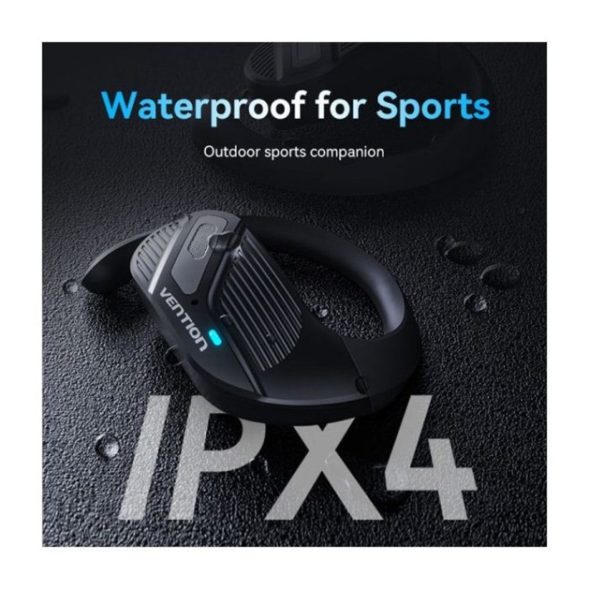 Vention OpenBeat O12 Black | NBUB0 | True Wireless Open Earbuds