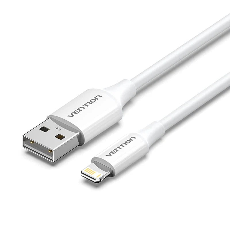 USB 2.0 Type-A Male to Lightning Male 2.4A Cable  | 27W PD | 1M White |Compatible with iPhone 8/X/11/12/13/iPhone 14 | LAIWF