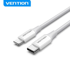 USB 2.0 C Male to Lightning Male 3A Cable | MFi Certified | 30W PD | TASWF